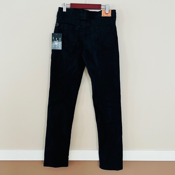 NWT Teen Boy True Religion Black Cotton Jeans - Rocco Skinny Size 14 Inseam 29" - Picture 2 of 11